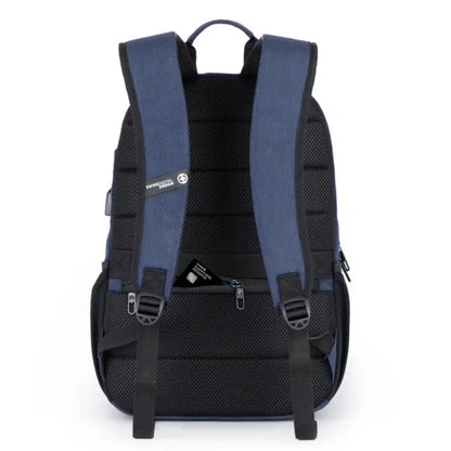 תיק גב למחשב 16" Biberstein Swiss Digital כחול