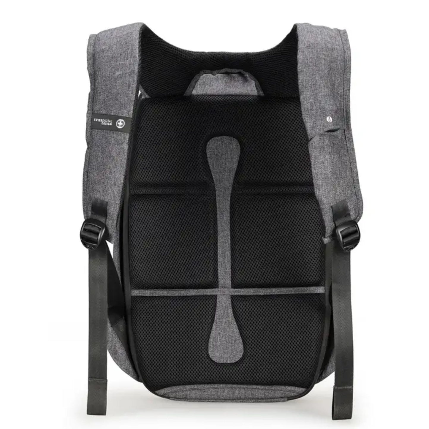 תיק גב למחשב 16" Swiss Digital Cosmo שחור אפור