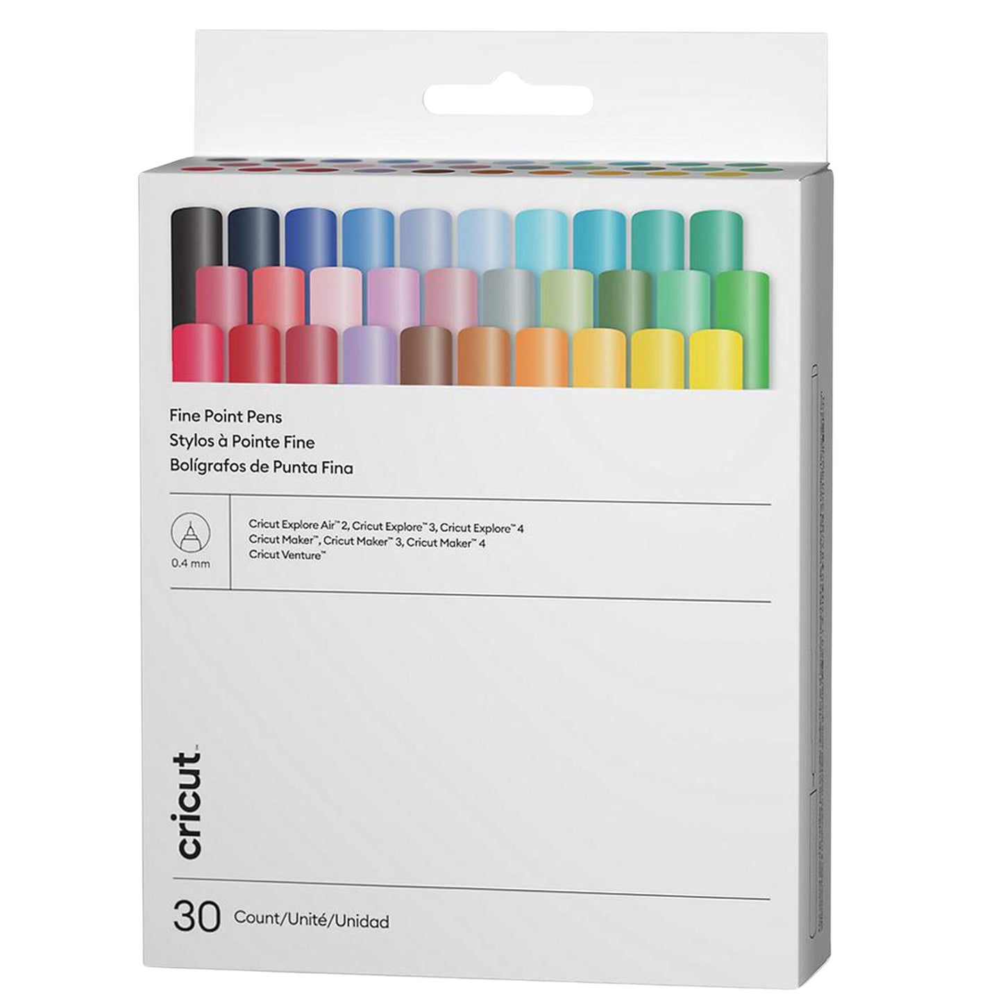 סט 30 עטים 0.4 מ"מ Cricut Ultimate Fine Point Pens