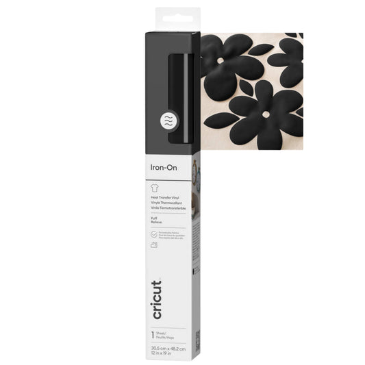 נייר גיהוץ 48.3*30.5סמ Cricut Puff Iron-On