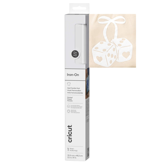 נייר גיהוץ 48.3*30.5סמ Cricut Flocked Iron-On