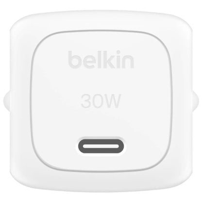 מטען קיר קומפקטי כולל כבל Belkin BoostCharge USB-C 30W