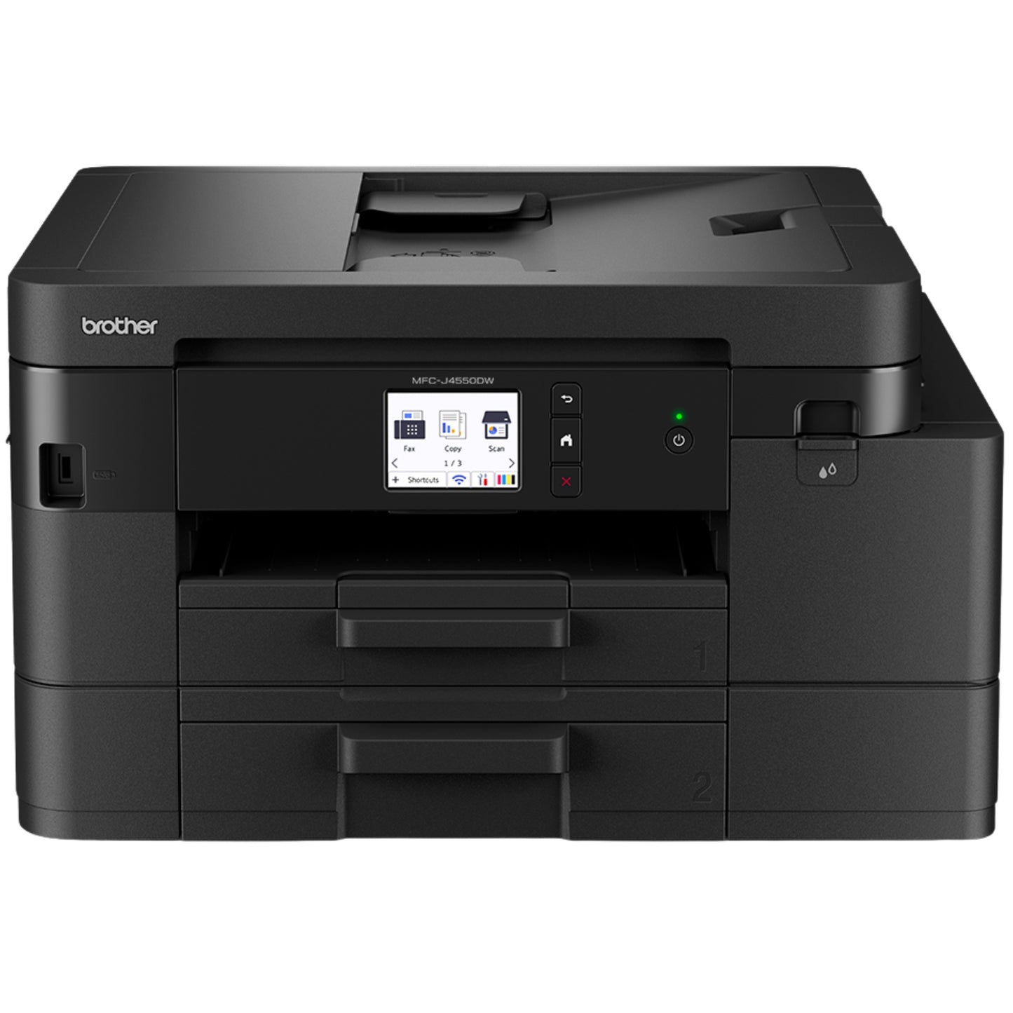 מדפסת הזרקת דיו משולבת אלחוטית דופלקס Brother MFC-J4550DW