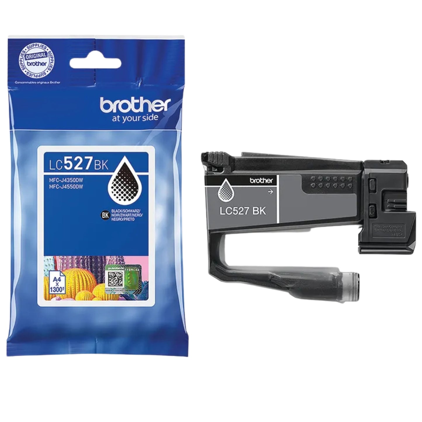 ראש דיו שחור מקורי Brother LC-527BK