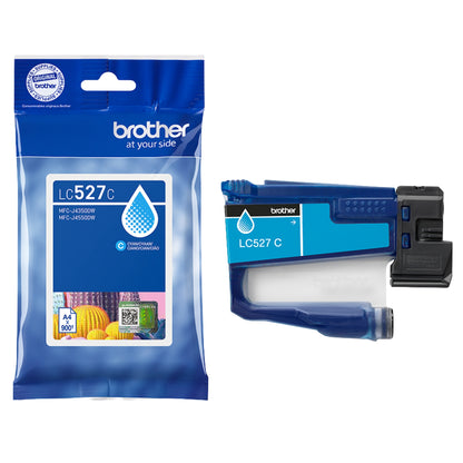 ראש דיו כחול מקורי 900 דף Brother LC-527C