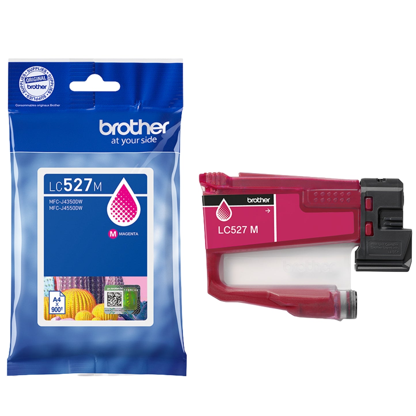 ראש דיו מג'נטה מקורי 900 דף Brother LC-527M