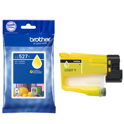 ראש דיו צהוב מקורי 900 דף Brother LC-527Y