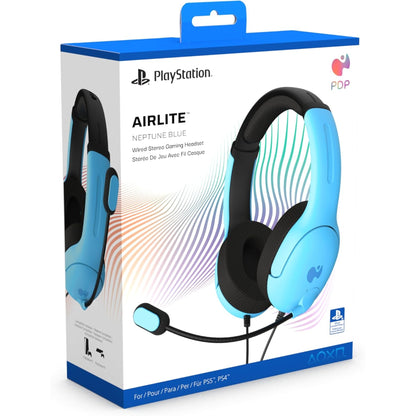 אוזניות גיימינג חוטיות PDP Airlite For PS5 PS4 PC שקע אודיו 3.5 מ"מ