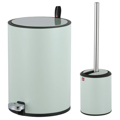 סט שירותים פח ומברשת Buona Casa Naples 5L