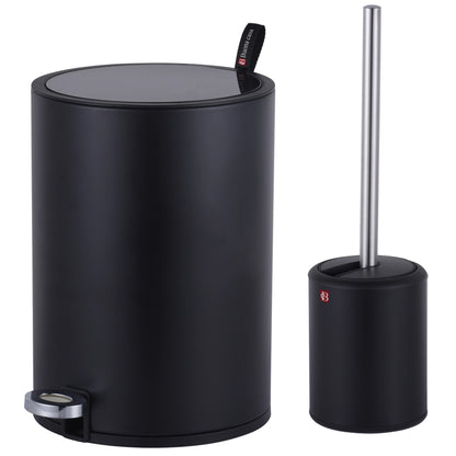 סט שירותים פח ומברשת Buona Casa Naples 5L