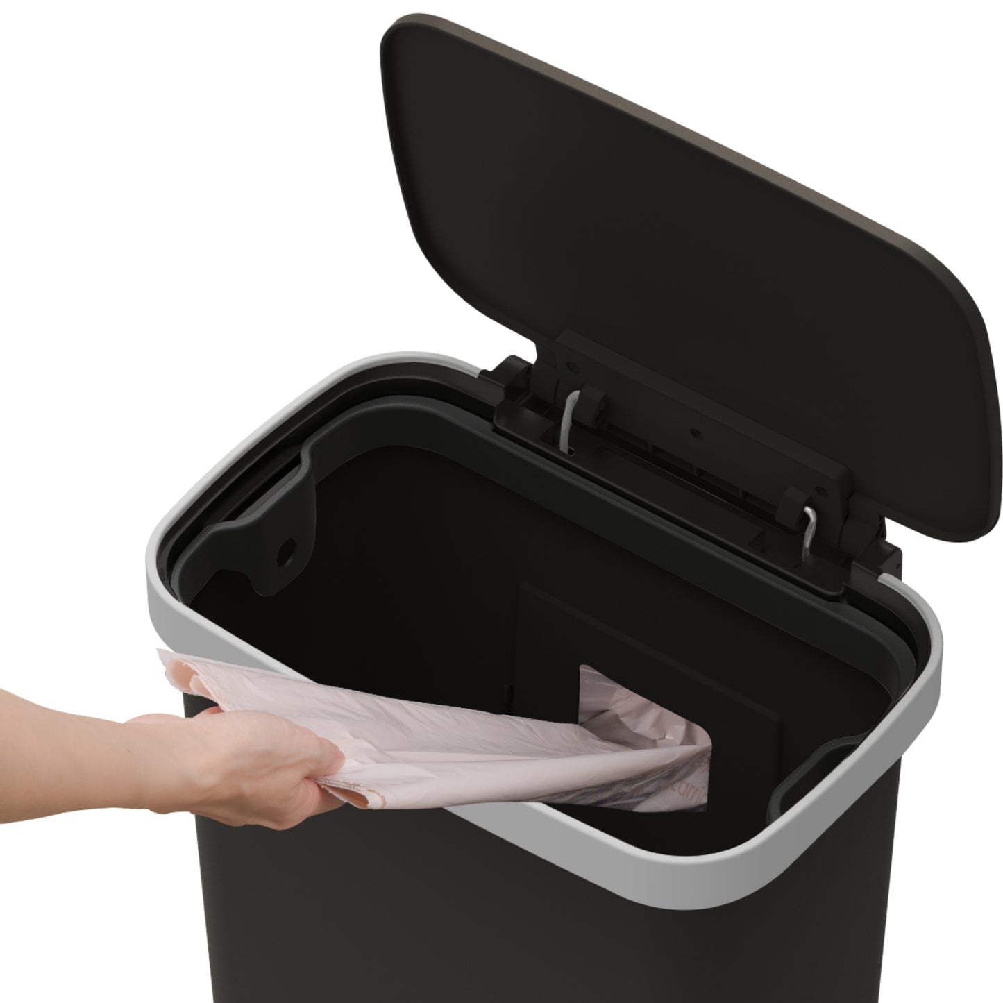 פח דוושה פלסטיק Buona Casa Vicenza 50L