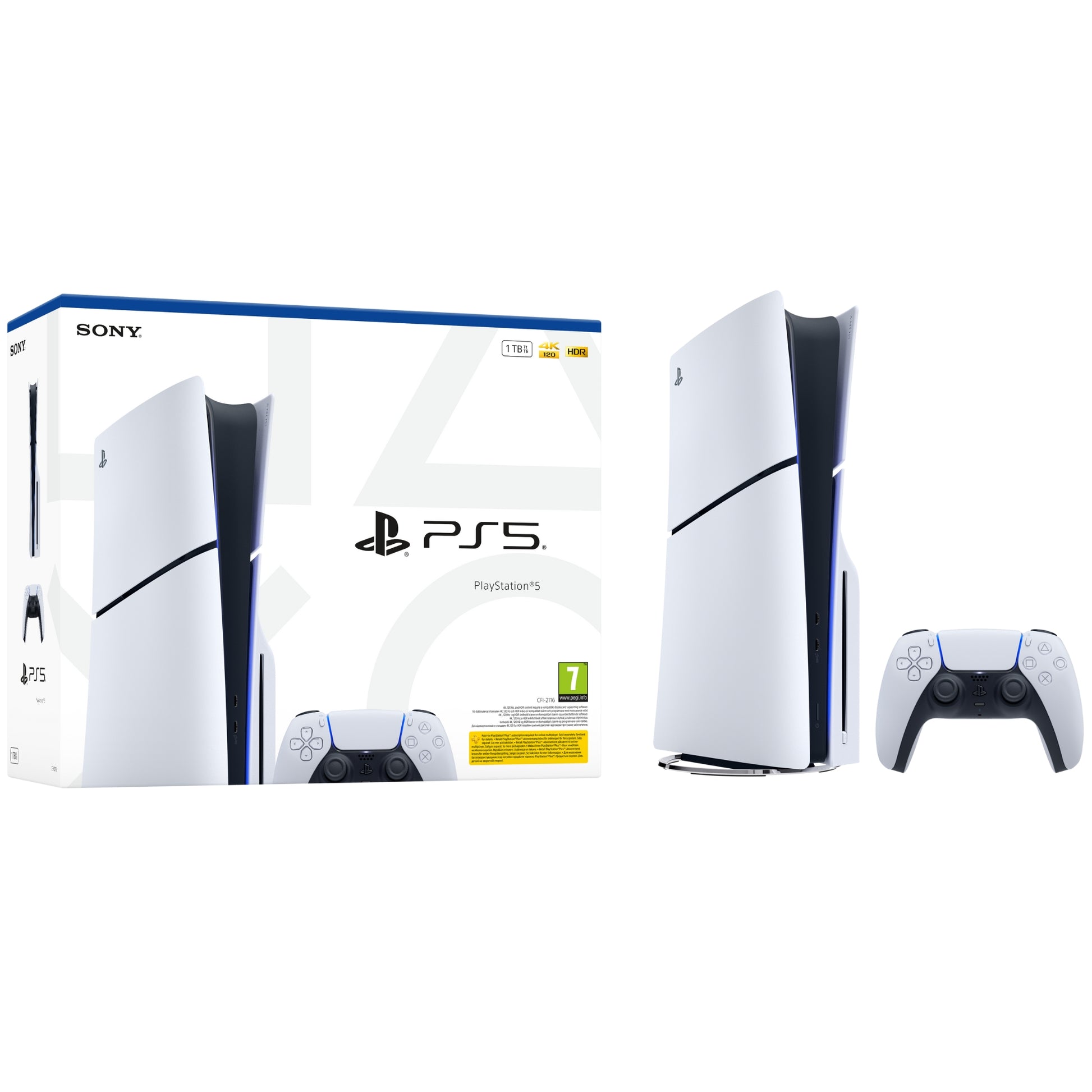 קונסולה Sony PS5 Blu Ray Slim 1TB New