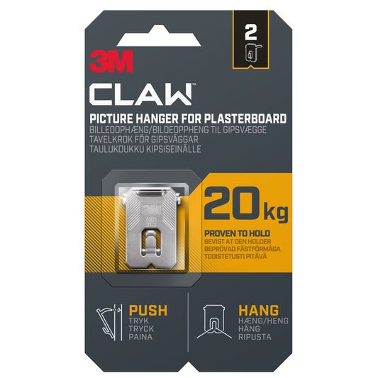 מתלה לקיר גבס M3 20 ק"ג 2 יחידות