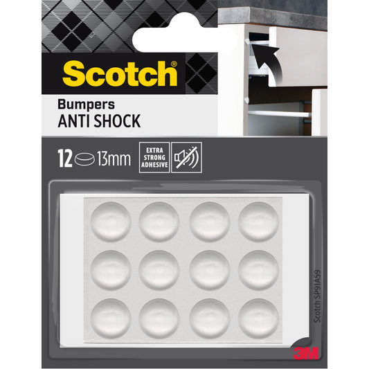 מגן ריהוט עגול שקוף Scotch 3M 12 יחידות