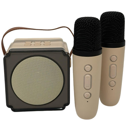 סט קריוקי רמקול ו-2 מיקרופונים אלחוטיים Loopy מעורב צבעים