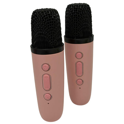 סט קריוקי רמקול ו-2 מיקרופונים אלחוטיים Loopy מעורב צבעים