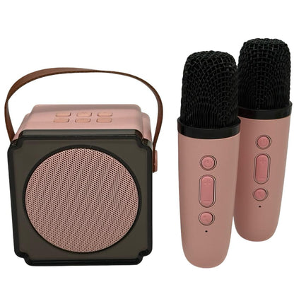 סט קריוקי רמקול ו-2 מיקרופונים אלחוטיים Loopy מעורב צבעים