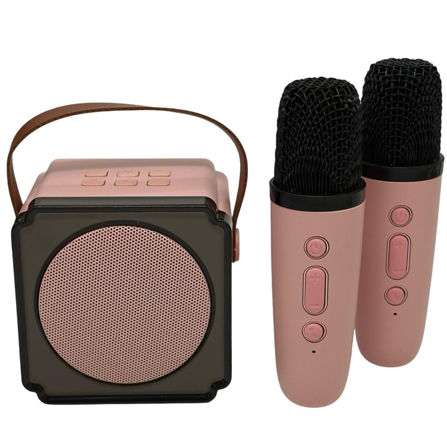 סט קריוקי רמקול ו-2 מיקרופונים אלחוטיים Loopy מעורב צבעים