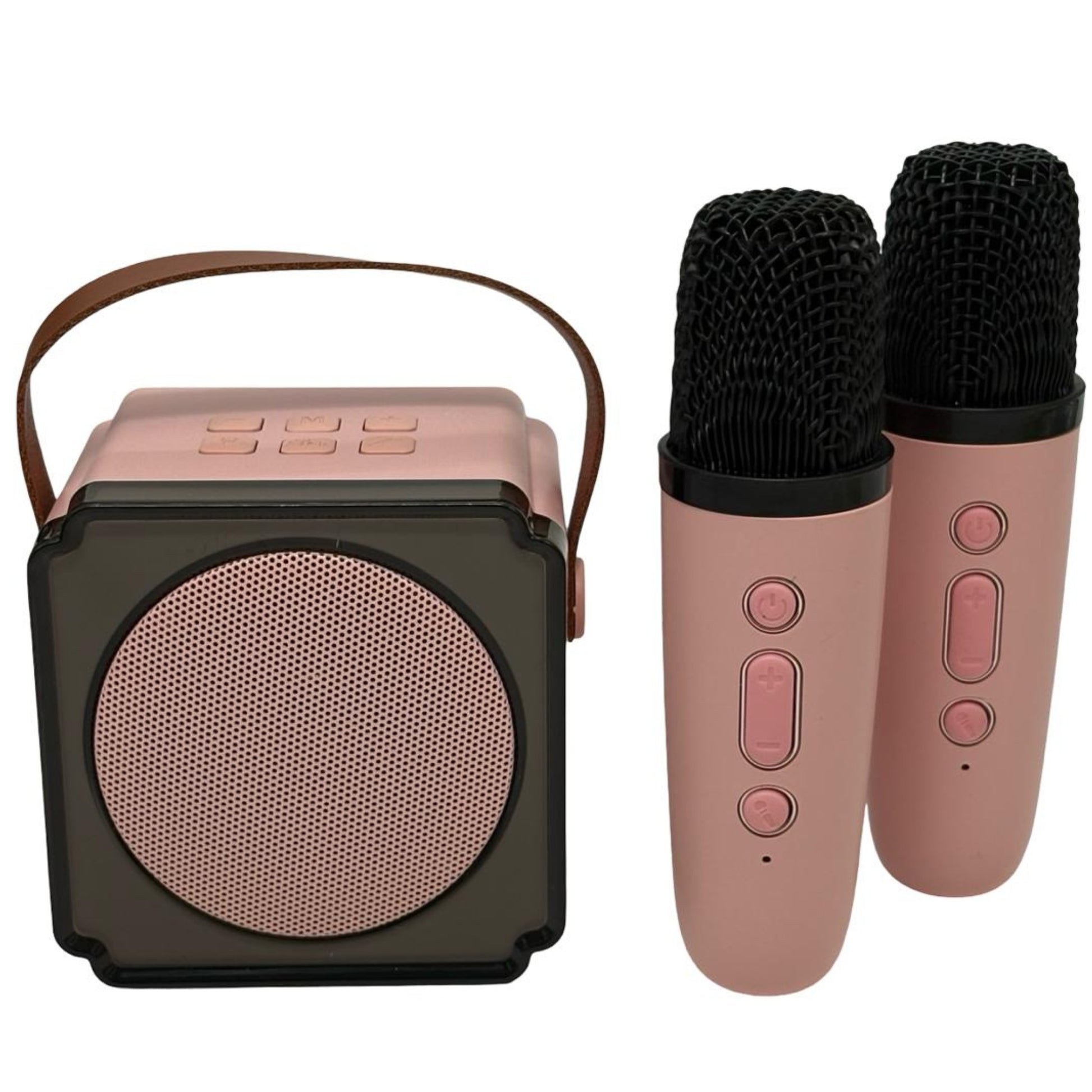 סט קריוקי רמקול ו-2 מיקרופונים אלחוטיים Loopy מעורב צבעים