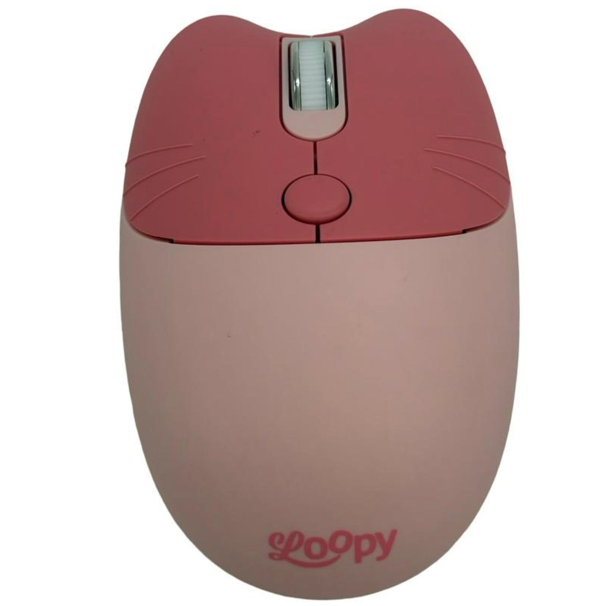 סט מקלדת ועכבר אלחוטיים בצורת חתול  Loopy