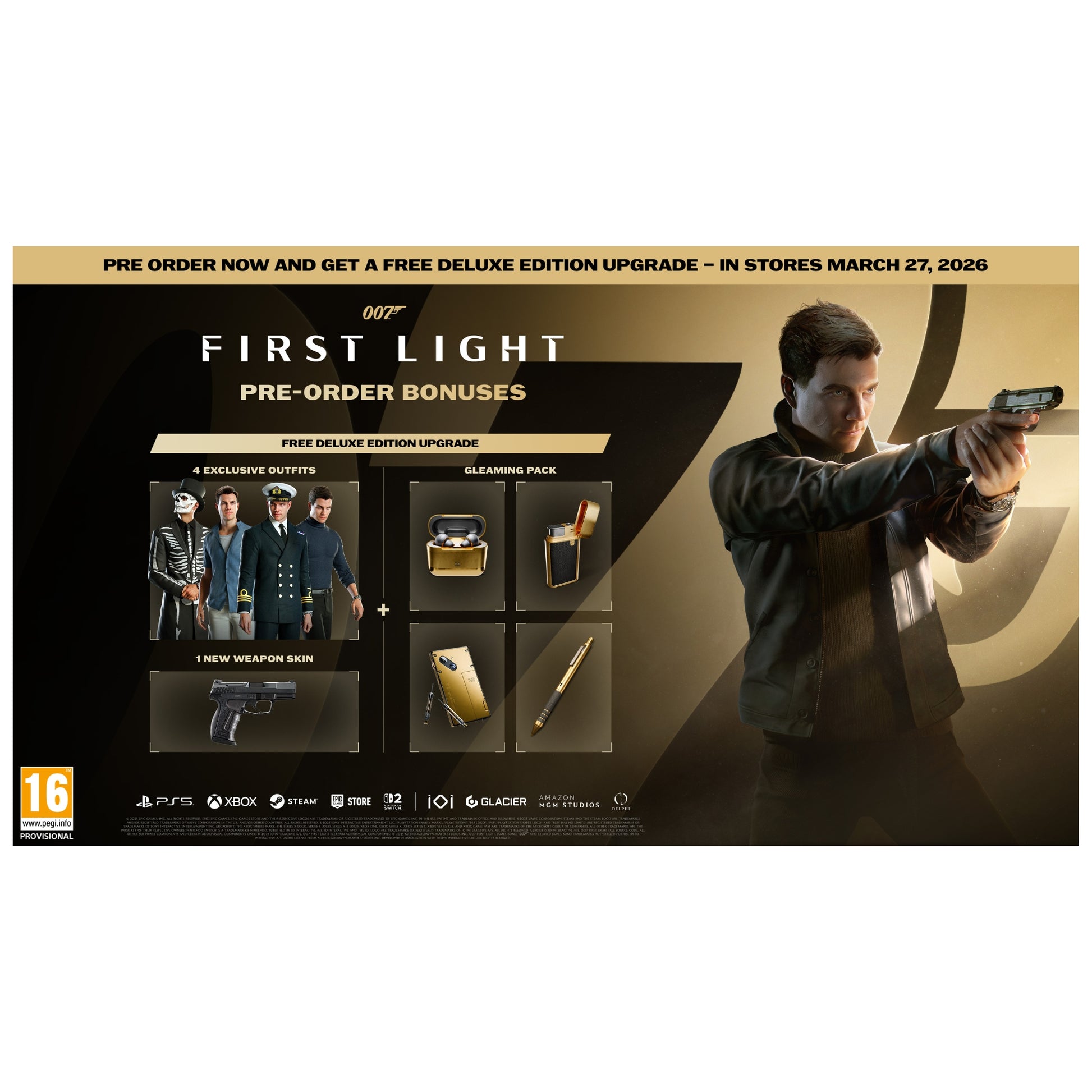 007 First Light D1 Deluxe Upgrade Edition XBOX Series X משחק