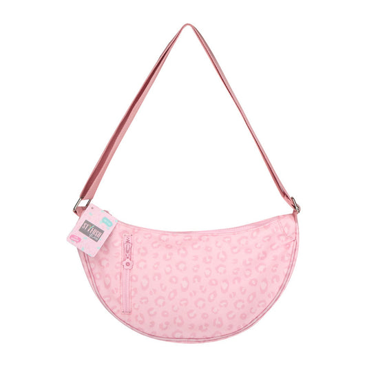 תיק צד מנומר ורוד סטיילוש