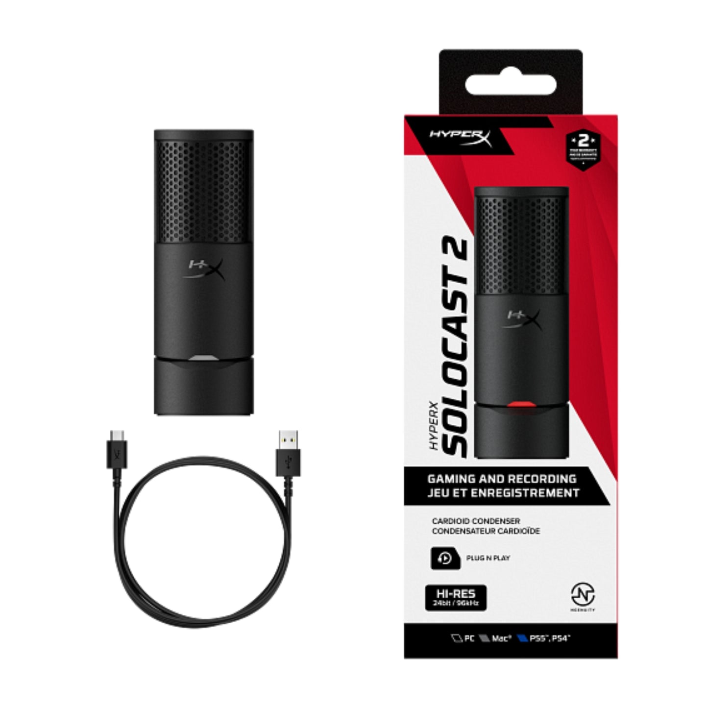 מיקרופון גיימינג Hyperx Solo Cast 2