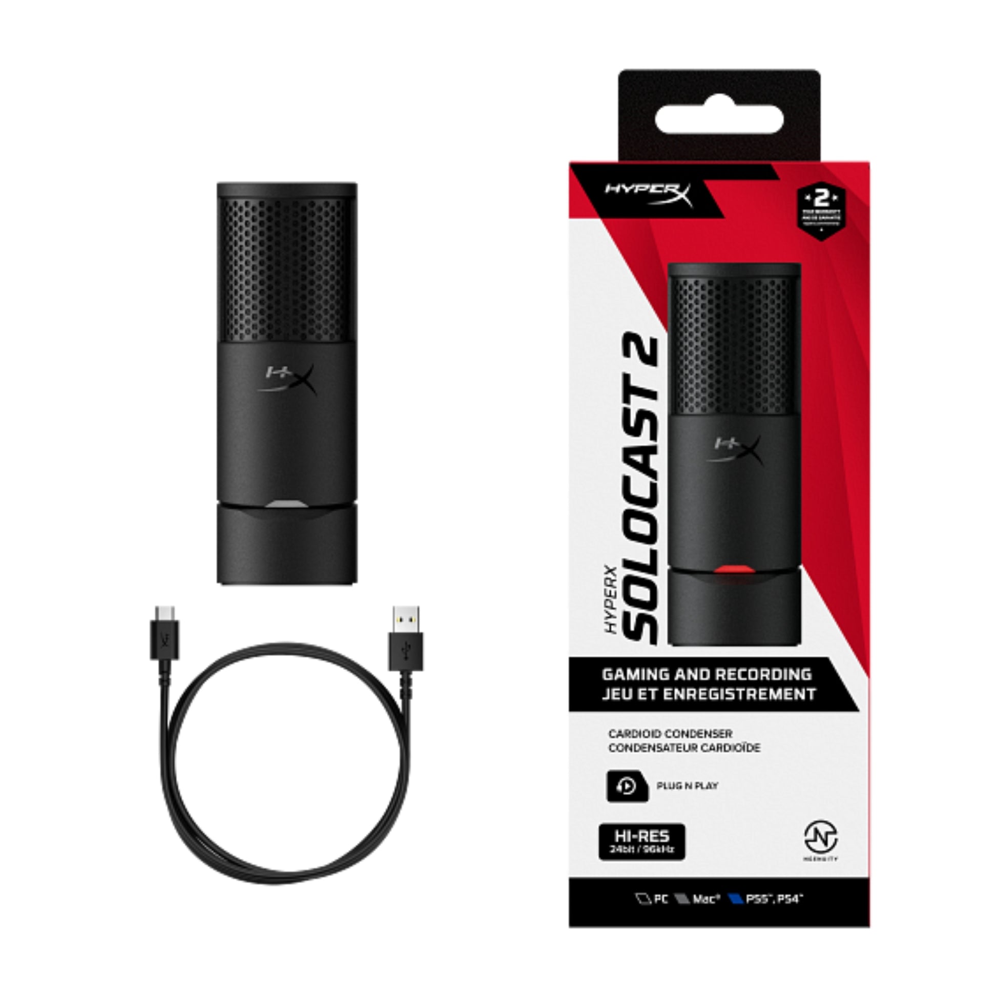 מיקרופון גיימינג Hyperx Solo Cast 2