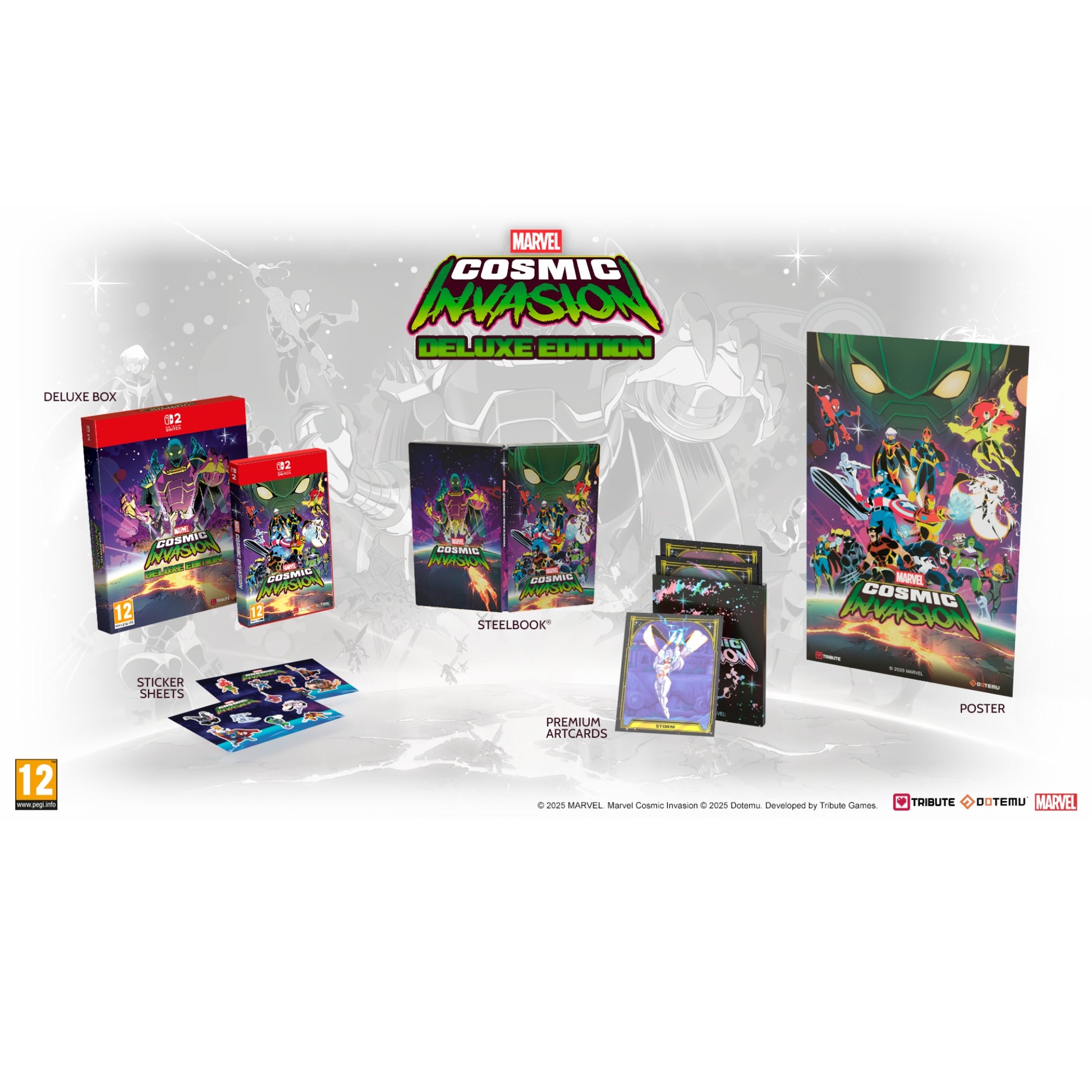 משחק Nintendo Switch 2 Marvel Cosmic Invasion Deluxe Edition