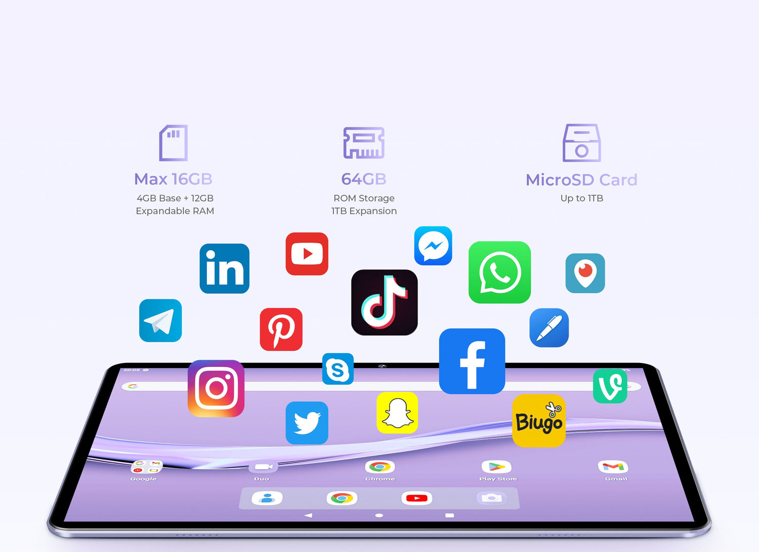 טאבלט 4+128 " OUKITEL OT6 SIM 10.1 PRO אפור סוללה 8000mAh