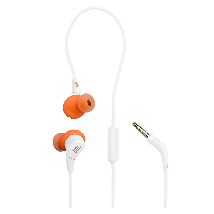אוזניות ריצה חוטיות JBL Endurance Run 3 Wired לבן