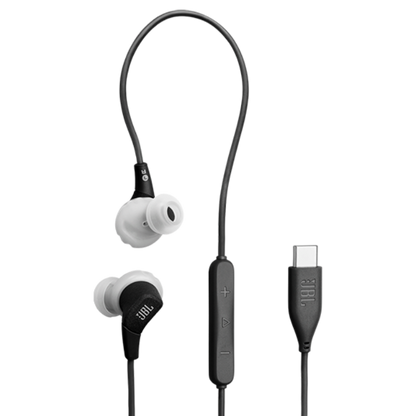 אוזניות ריצה חוטיות JBL Endurance Run 3 Wired USB-C שחור אפור