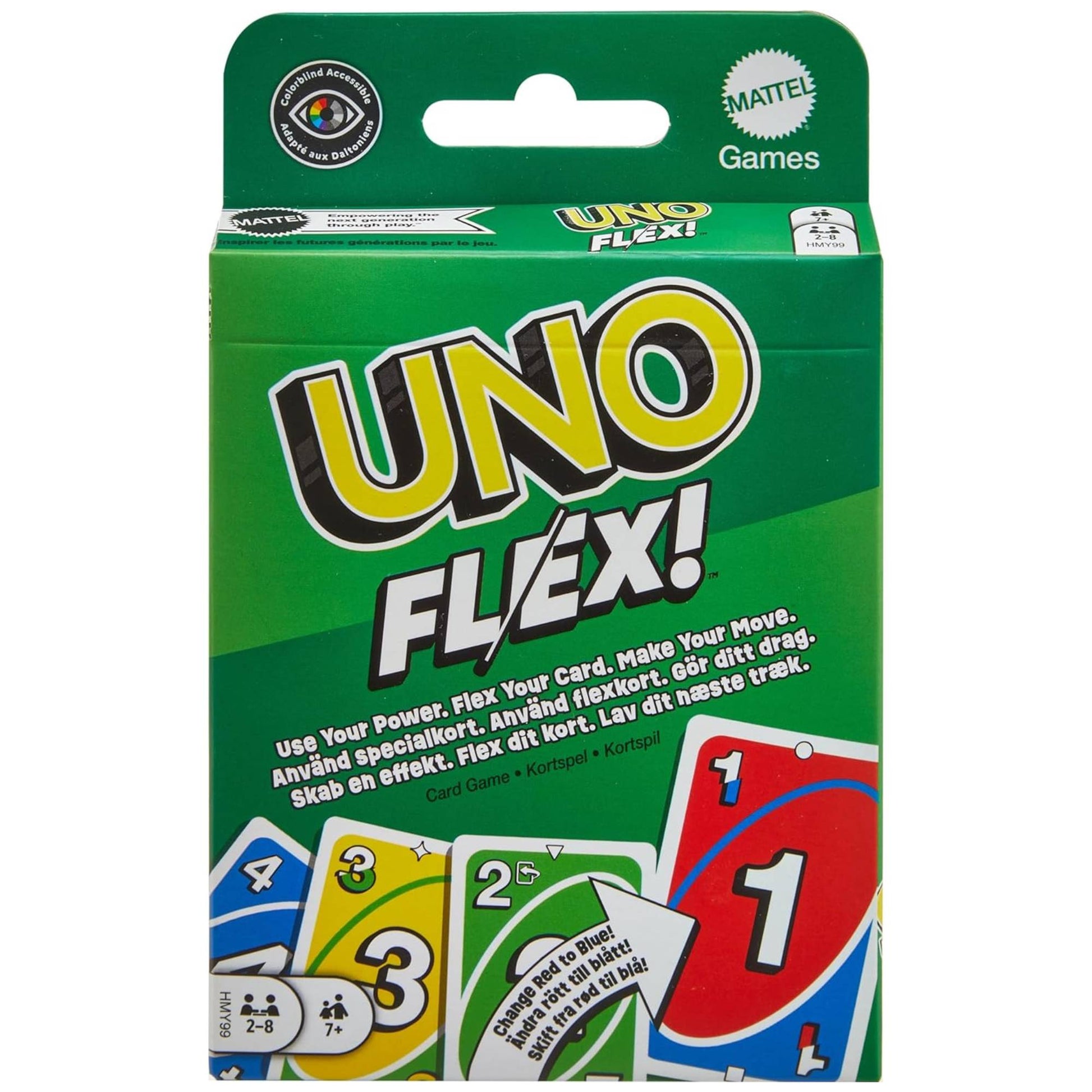 משחק קלפים UNO Flex עם חוקים גמישים, המציע אתגר מחשבתי וגיוון אסטרטגי לחוויית המשחק הקלאסית