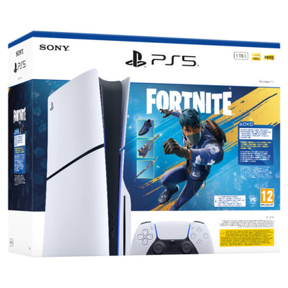 קונסולה PS5 Blu Ray Edition 1TB כולל שובר למשחק  Fortnite Flowering Chaos
