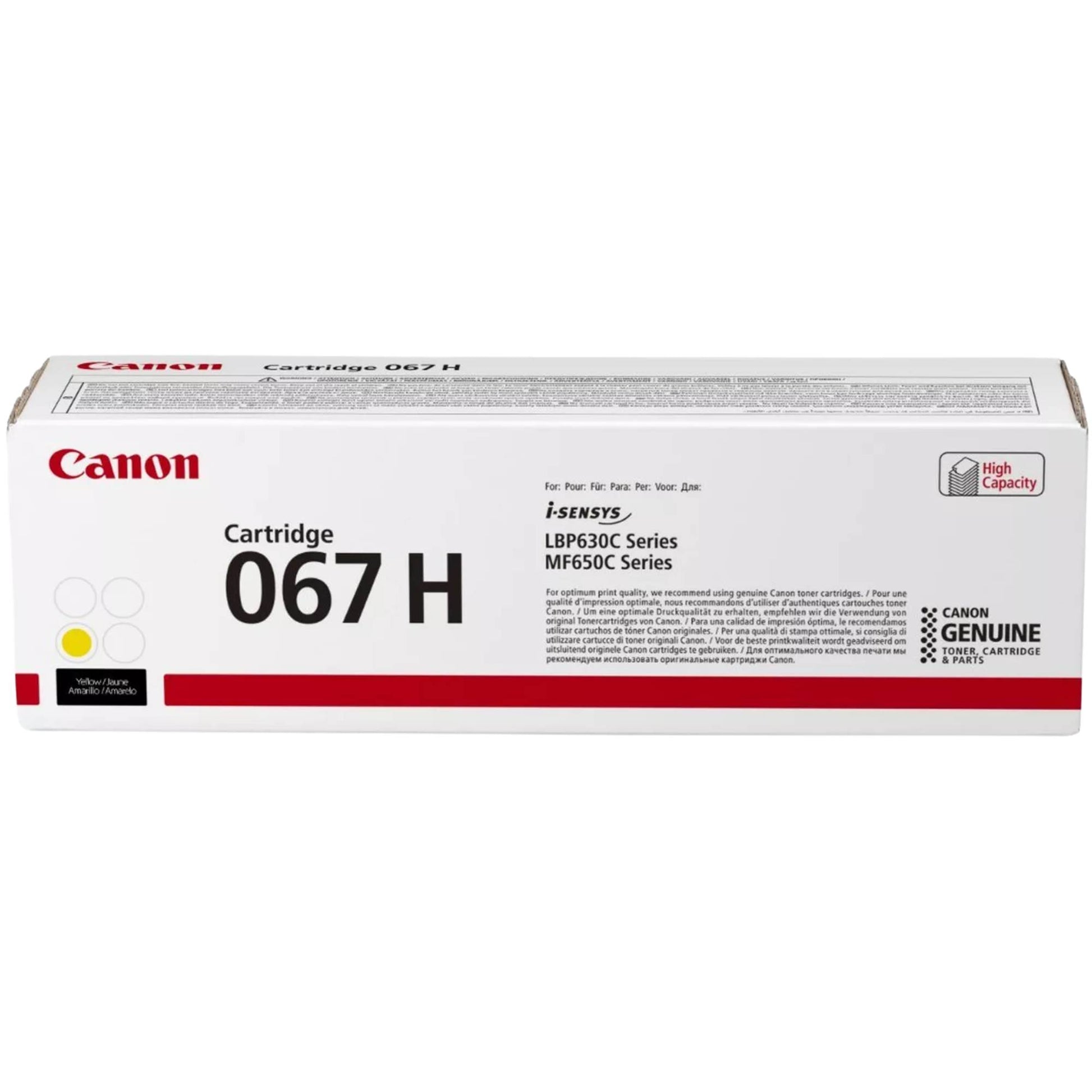 טונר צהוב Canon 067H 2.35K