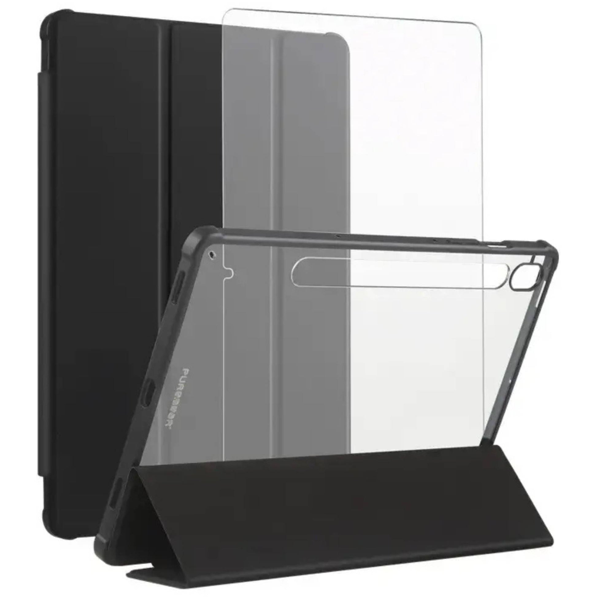 כיסוי ל-Galaxy Tab A11 Plus עם מגן זכוכית PureGear Folio Cover