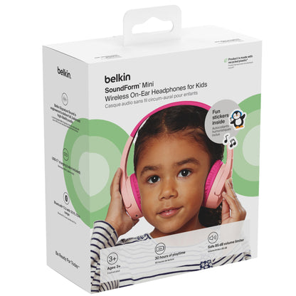אוזניות קשת אלחוטיות לילדים Soundform V3 Type-c Belkin