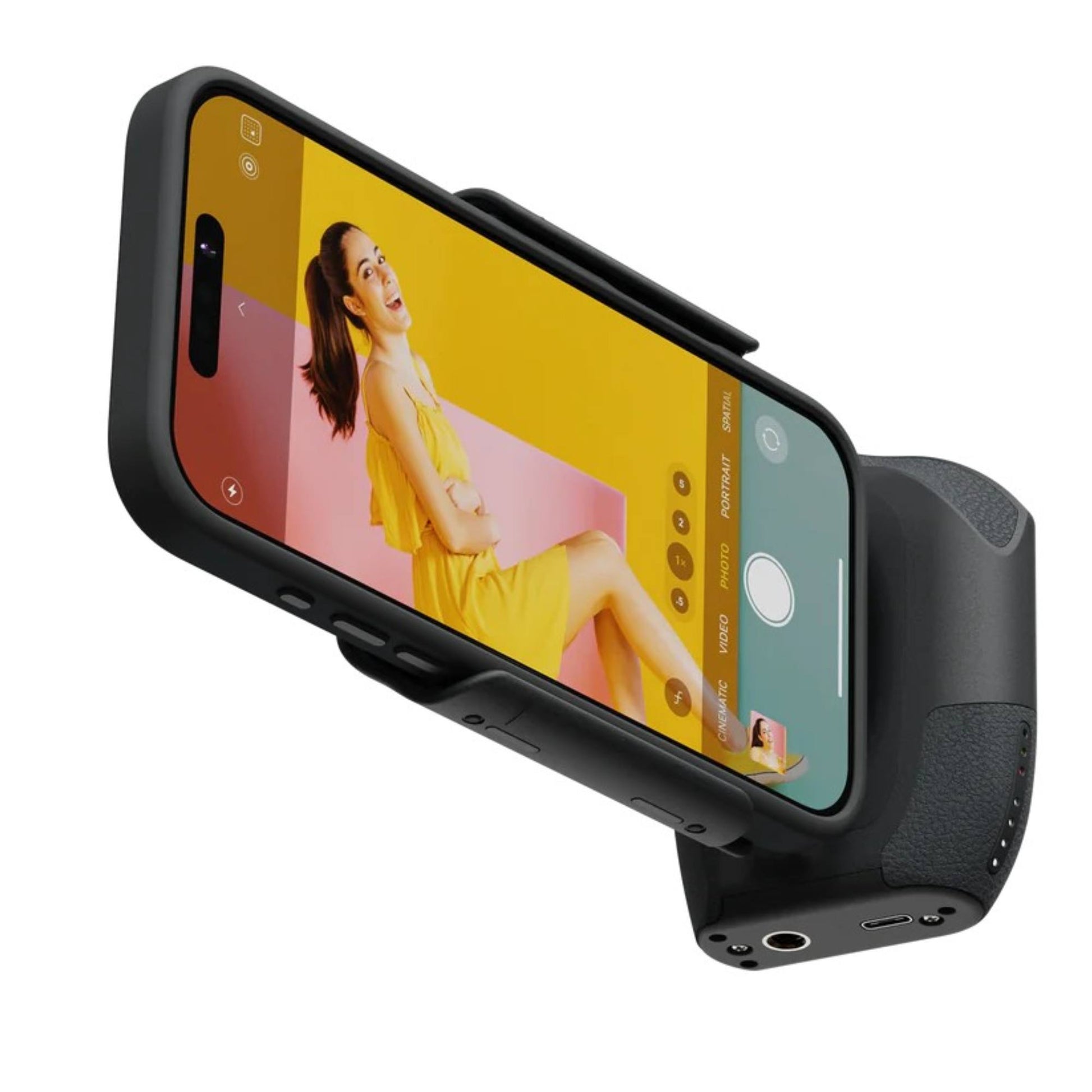 גריפ לצילום עם טעינה אלחוטית לסמארטפון ShiftCam ProGrip Starter Kit