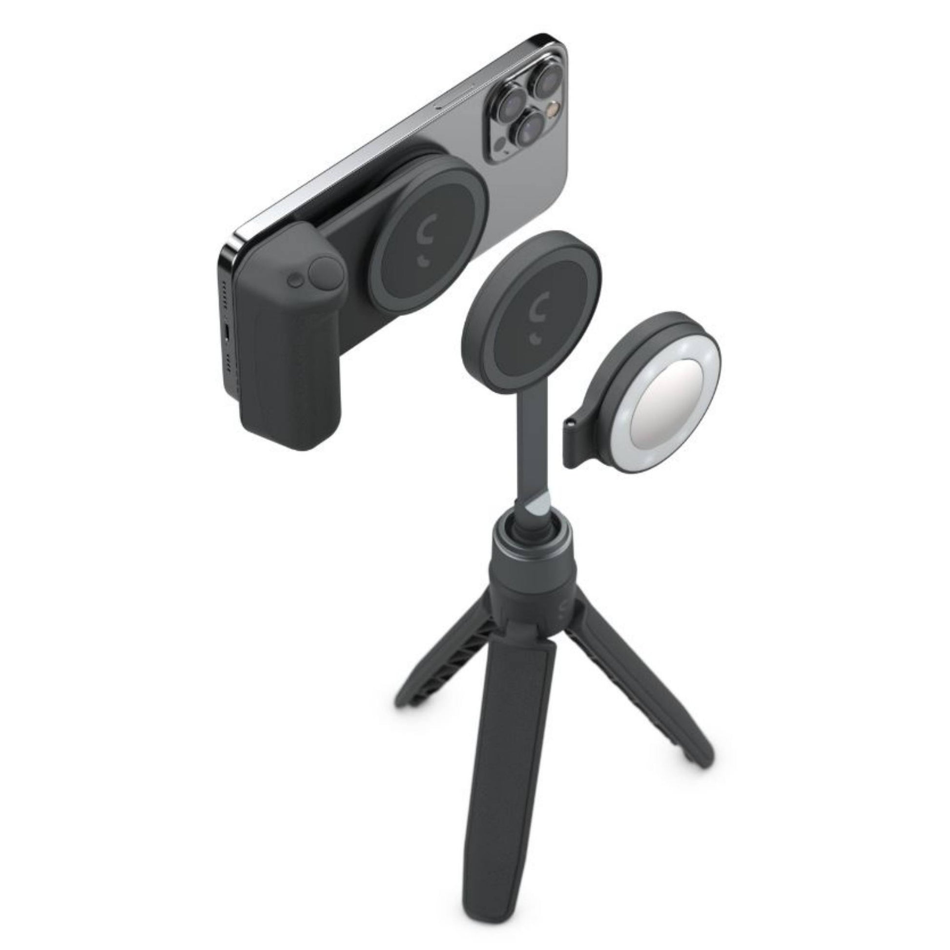 ערכת אביזרים לצילום מקצועי דגם SnapGrip Creator Kit מבית ShiftCam שחור