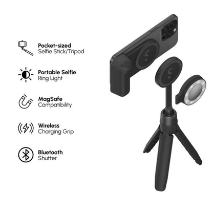 ערכת אביזרים לצילום מקצועי דגם SnapGrip Creator Kit מבית ShiftCam שחור