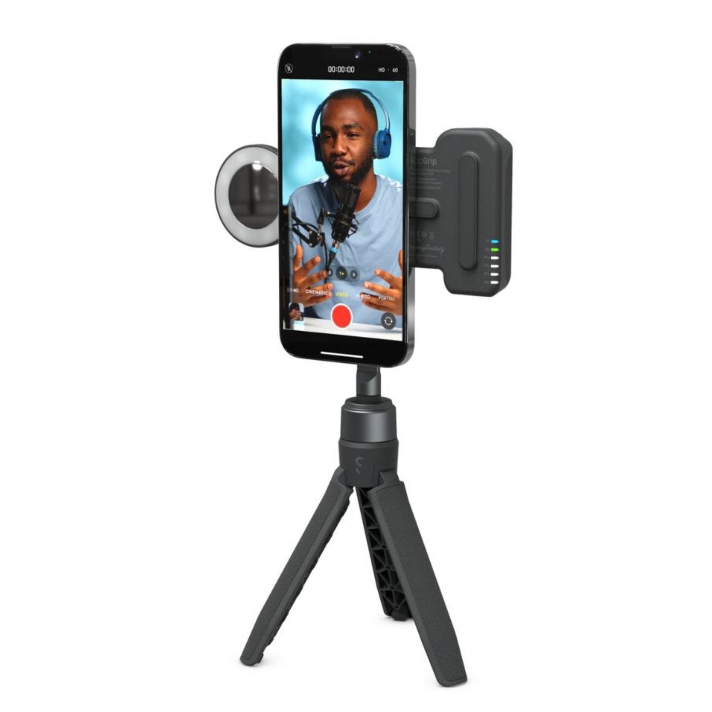 ערכת אביזרים לצילום מקצועי דגם SnapGrip Creator Kit מבית ShiftCam שחור