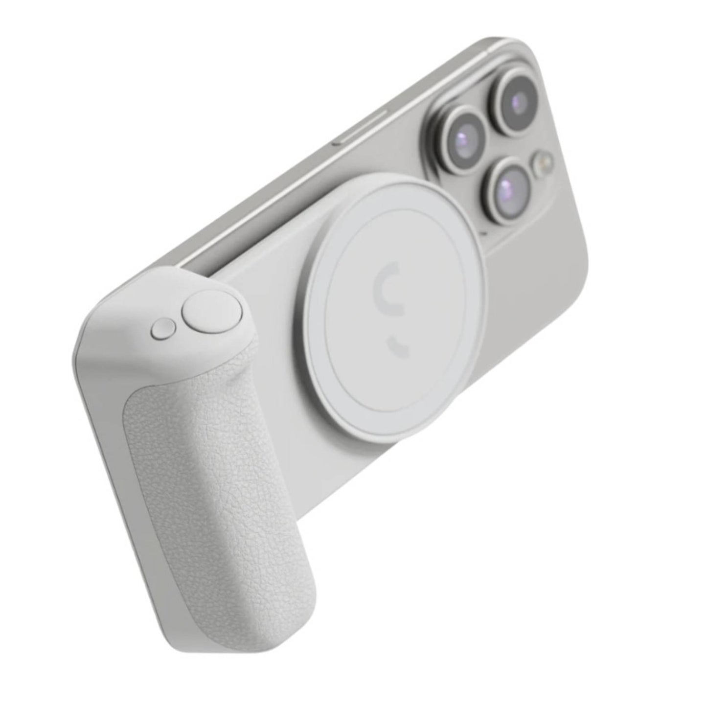 סוללה מגנטית ניידת עם אחיזה Shiftcam Snap Grip אפור