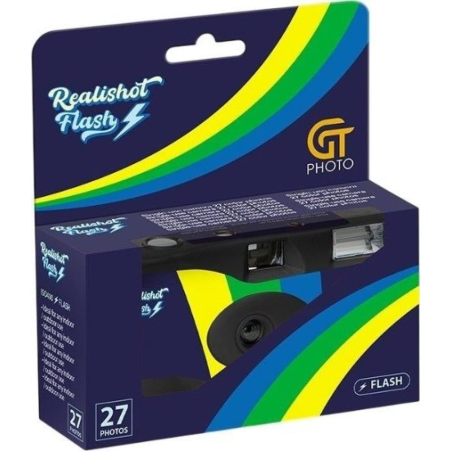 מצלמה חד פעמית 27 תמונות Agfa Realishot Flash Gt27fl