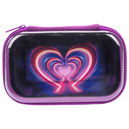 קלמר Neon Heart קשיחה Zipit