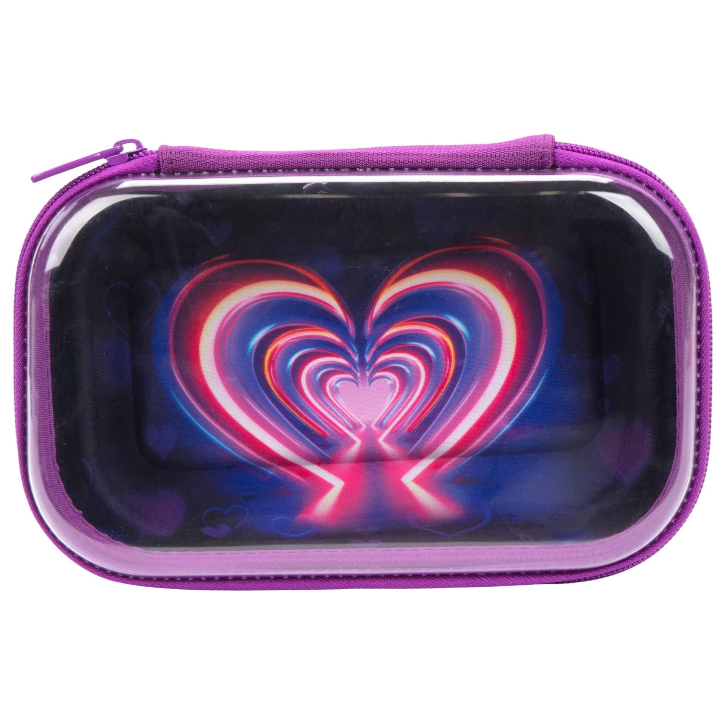 קלמר Neon Heart קשיחה Zipit