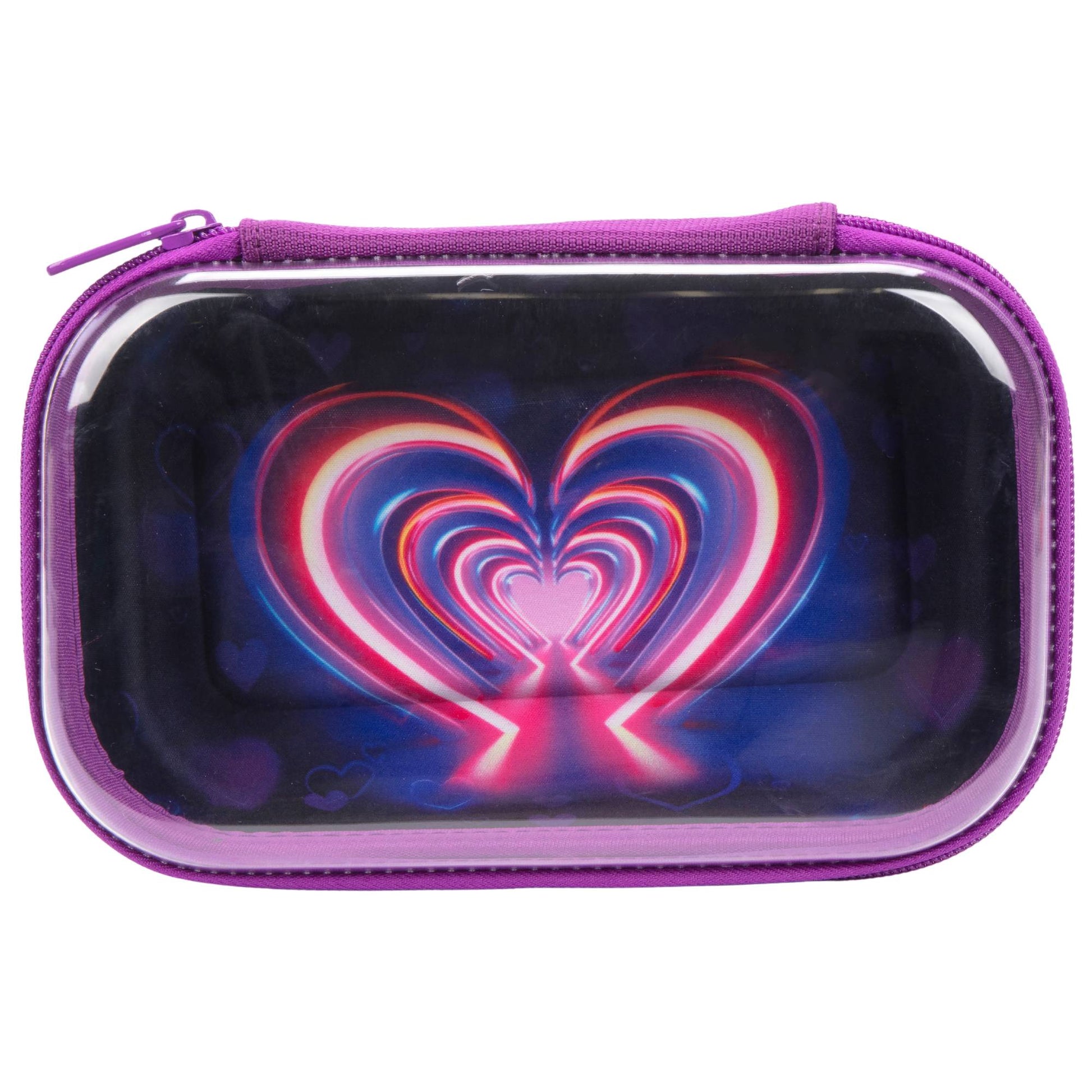קלמר Neon Heart קשיחה Zipit