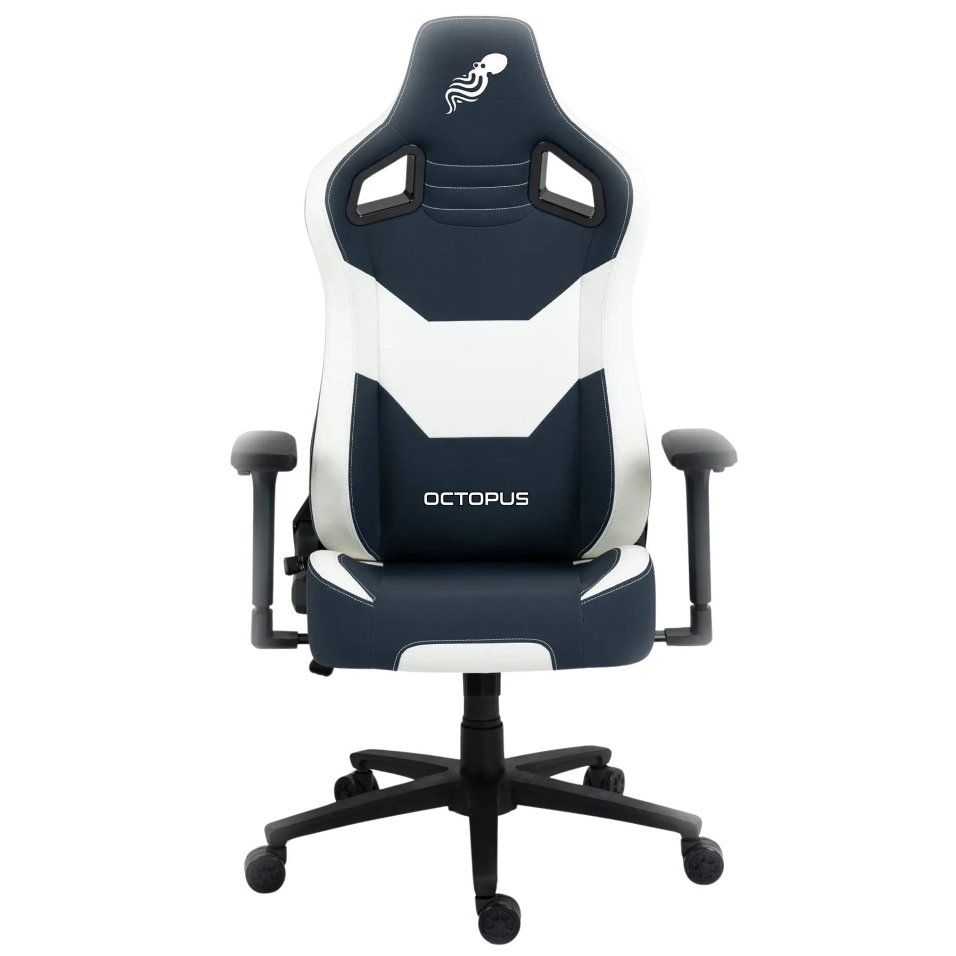 כיסא גיימינג דמוי עור Octopus OCT-538 בעיצוב ארגונומי רחב, המעניק תמיכה מקיפה ונוחות מוגברת למשתמשים לאורך זמן.