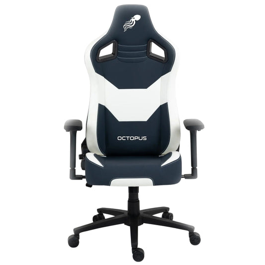 כיסא גיימינג דמוי עור Octopus OCT-538 בעיצוב ארגונומי רחב, המעניק תמיכה מקיפה ונוחות מוגברת למשתמשים לאורך זמן.