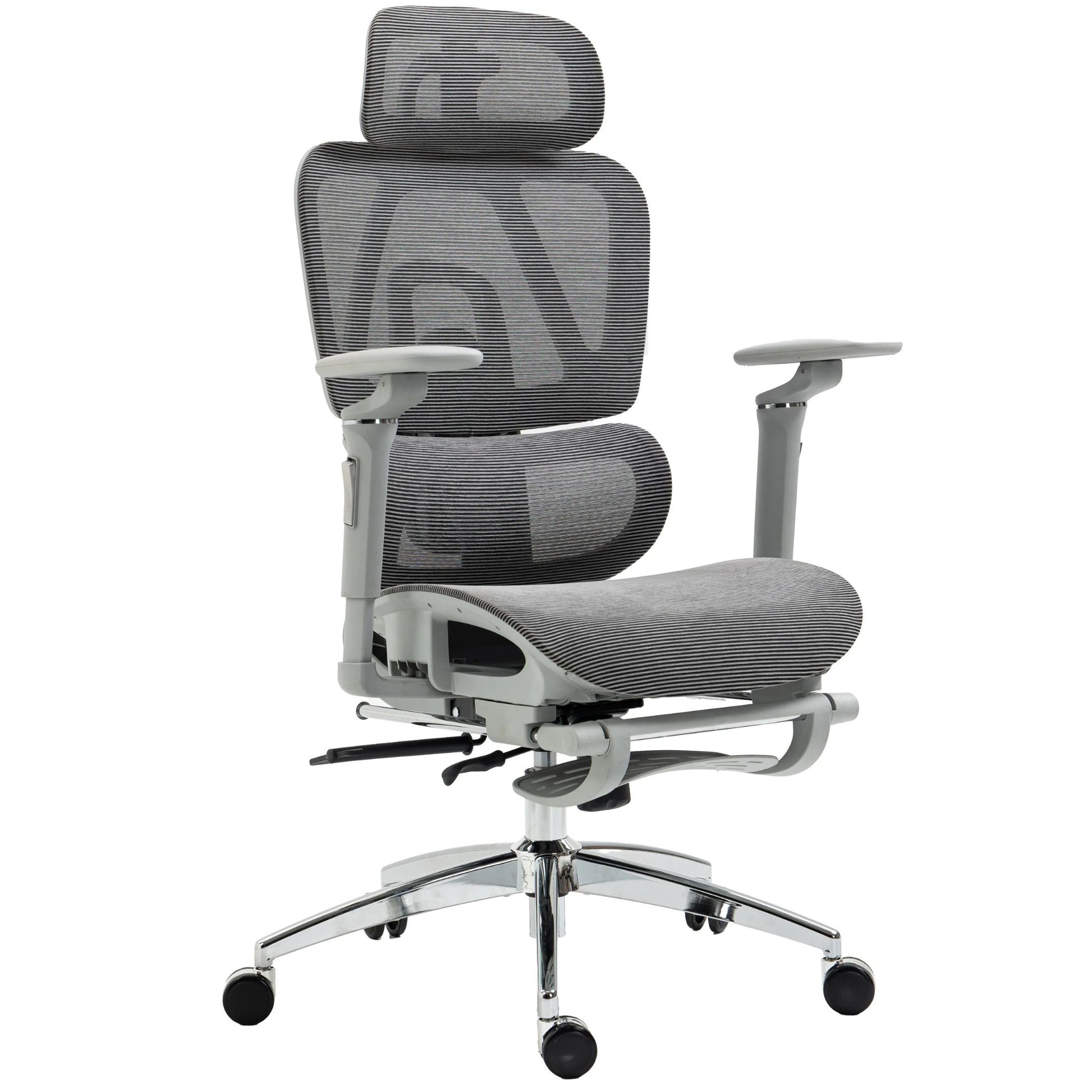 כיסא גיימינג רשת Octopus OCT-823 עם ריקליינר לרגליים, המציע אוורור מקסימלי ונוחות ארגונומית לישיבה ממושכת.