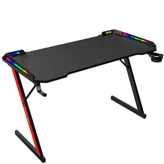 שולחן גיימינג עם תאורת RGB אורך 110 ס"מ דגם Xtrike Me DK-05